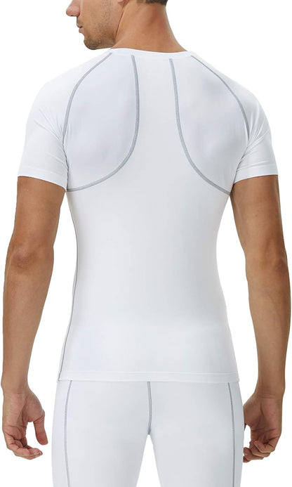 Men'S T-Shirts Short Sleeve Compression Shirts for Men Workout Shirts